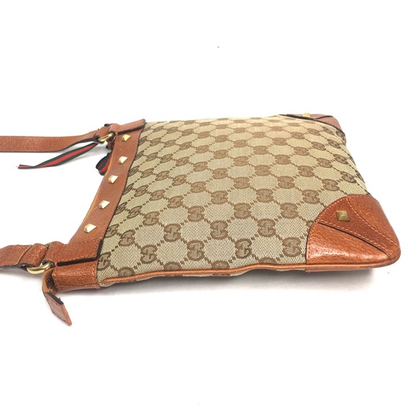 Authentic Gucci brown monogram crossbody bag - Picture 11 of 16